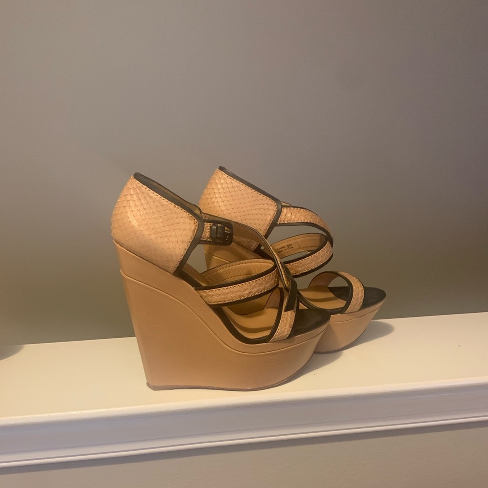 L.a.m.b espadrille wedges